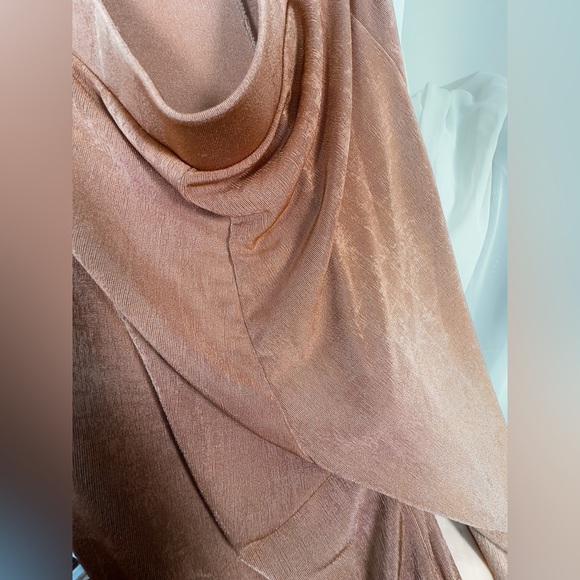 Simons TWIK [L] metallic large wide pants trousers •  bronze shiny - Picture 4 of 5